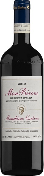 Monchiero Carbone Barbera d'Alba MonBirone DOC - 75cl - Piemont, Italien