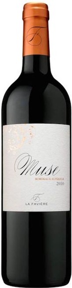 Chateau Muse de la Faviere AOC Bordeaux Superieur 2018 - Château La Favière - 75 cl - Rotwein - Bordeaux, Frankreich