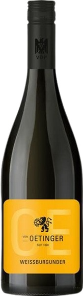 Weingut von Oetinger Weissburgunder trocken - 75cl - Rheintal, Deutschland