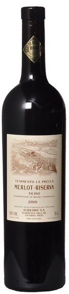 Tenimento dell'Ör / Agriloro / Meinrad Perler Ticino Merlot DOC Riserva Tenimento la Prella - 150cl - Tessin, Schweiz