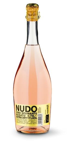 Vino Spumante NUDO Rosato Extra Dry IGT BIO - Colli del Soligo - 75 cl - Champagner und Schaumwein - Veneto, Italien