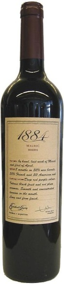 1884 Malbec Estate Grown 2017 - Escorihuela Gascon - 75 cl - Rotwein - Mendoza, Argentinien