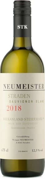 Weingut Neumeister Sauvignon Blanc Straden Südoststeiermark Österr. Qualitätswein - 75cl - Steiermark, Österreich