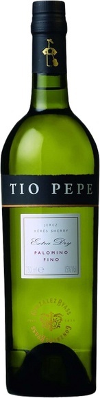 Gonzalez Byass Sherry Tio Pepe Palomino Fino - 75cl, Spanien