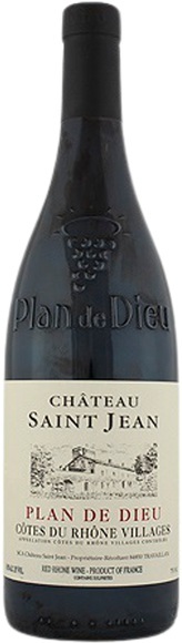 Château Saint-Jean Plan de Dieu Cotes-du-Rhone Villages AOC - 75cl - Côtes du Rhône, Frankreich