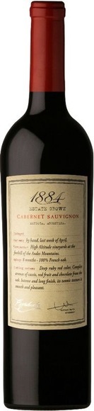 Escorihuela Gascon 1884 Cabernet Sauvignon Estate Grown Mendoza - 75cl - Mendoza, Argentinien
