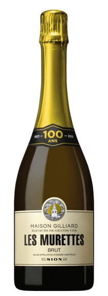 Schuler Weine Gilliard Les Murettes Brut Blanc de Blancs AOC Valais - 75cl - Wallis, Schweiz