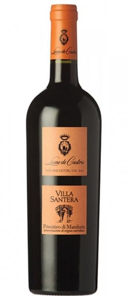 Primitivo di Manduria DOC Villa Santera 2017 - Leone de Castris - 150 cl - Rotwein - Apulien, Italien
