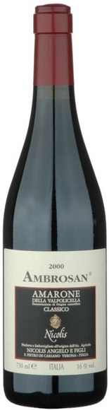 Nicolis Amarone della Valpolicella DOC Classico Ambrosan - 75cl - Veneto, Italien