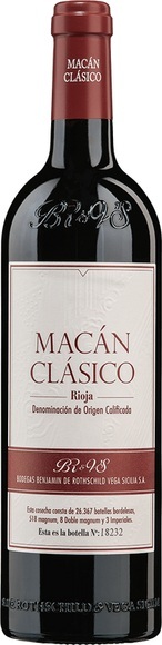 Macán Bodegas BR & VS Macan Clasico Rioja DOCa - 75cl - Oberer Ebro, Spanien