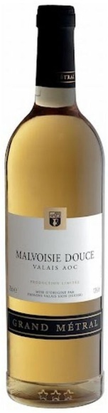 Malvoisie douce du Valais AOC Grand Metral 2018 - Provins - 75 cl - Weisswein - Wallis, Schweiz