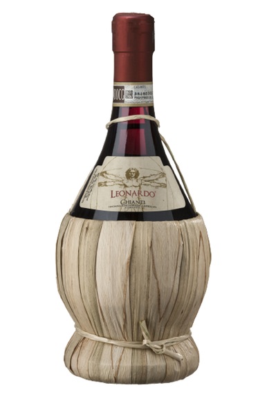 Cantine Leonardo da Vinci Chianti Docg Fiasco Vitruviano - 75cl - Toskana, Italien