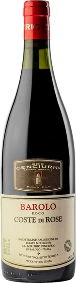 Bric Cenciurio Azienda Agricola Barolo DOCG Coste di Rose - 75cl - Piemont, Italien