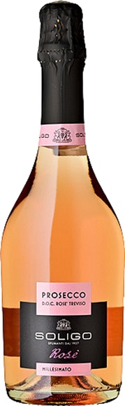 Prosecco Treviso Rosé Brut 2019 - Colli del Soligo - 75 cl - Champagner und Schaumwein - Veneto, Italien