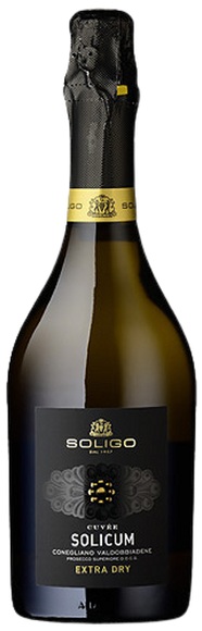 Colli del Soligo Prosecco di Valdobbiadene e Conegliano DOC Extra Dry Solicum Cuvee - 75cl - Veneto, Italien