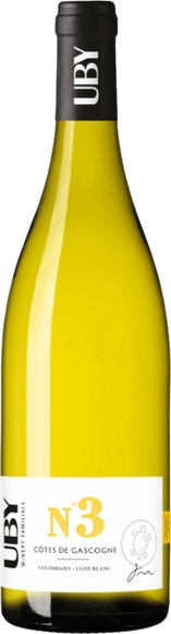 UBY N°3 Colombard Sauvignon Côtes de Gascogne IGP - 75cl - Südwesten, Frankreich
