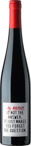 Merlot «The Answer» 2017 - Emil Bauer & Söhne - 75 cl - Rotwein - Rheintal, Deutschland