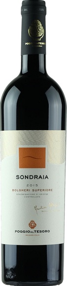 Sondraia Bolgheri DOC 2015 - Poggio al Tesoro - 75 cl - Rotwein - Italien