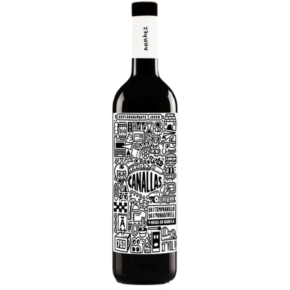 Bodegas Antonio Arráez Canallas Tinto D.O. - 75cl - Levante, Spanien