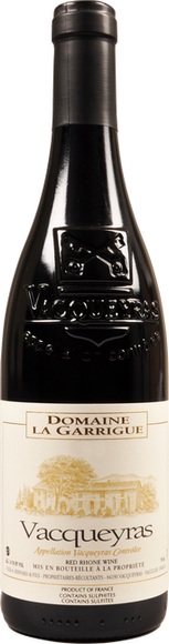 Domaine La Garrigue Vacqueyras Rouge Cuvée Prestige - 50cl - Côtes du Rhône, Frankreich