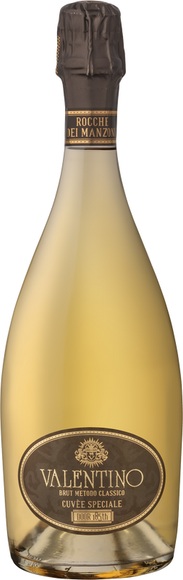 Valentino Brut Cuvée Speciale DOOR 185th - Rocche dei Manzoni - 75 cl - Champagner und Schaumwein - Piemont, Italien