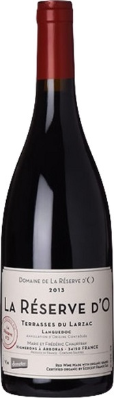 Marie Chauffray La Reserve d'O AOC Terrasses du Larzac - 75cl - Midi - Languedoc-Roussillon, Frankreich