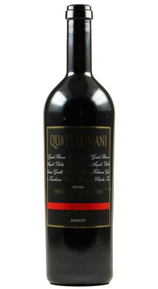 Quattromani Merlot del Ticino DOC 2015 - Angelo Delea (Holzkiste) - 150 cl - Rotwein - Tessin, Schweiz