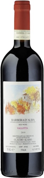 Alario Claudio Barbera d'Alba Valletta DOC - 150cl - Piemont, Italien