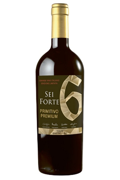 Tenute Quattro Conti Sei Forte Primitivo Puglia IGT - 75cl - Apulien, Italien