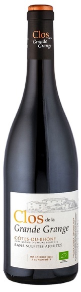 Clos de la Grande Grange Cotes du Rhone Sans Sulfite 2019 - Clos De La Grande Grange - 75 cl - Rotwein - Côtes du Rhône, Frankreich