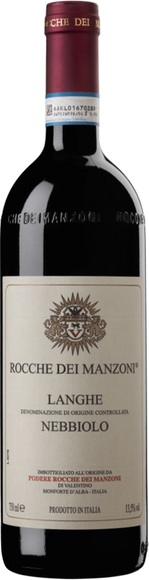 Nebbiolo Langhe DOC 2018 - Rocche dei Manzoni - 75 cl - Rotwein - Piemont, Italien