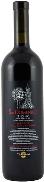 Tamborini Tenuta San Domenico Merlot del Ticino del Malcantone DOC - 150cl - Tessin, Schweiz