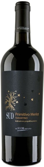 Primitivo Merlot Salento IGT Sud 2018 - Feudi di San Marzano - 75 cl - Rotwein - Apulien, Italien