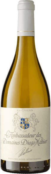 Adrian Mathier Ambassadeur Blanc des Domaines Diego Mathier AOC - 75cl - Wallis, Schweiz
