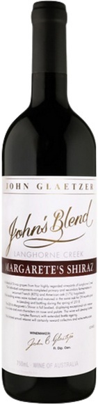 Glaetzer Wines John's Blend Margarete's Shiraz - 75cl, Australien