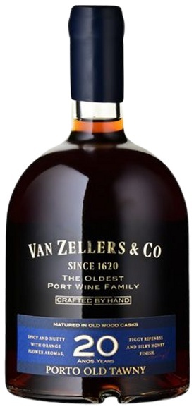20 Years Old Tawny Port - Van Zellers & Co - 75 cl - Süsswein