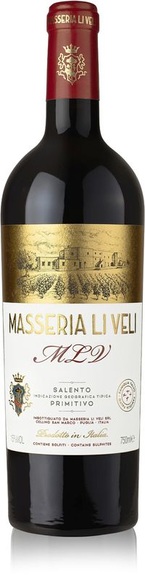 Li Veli Primitivo Salento Masseria IGT - 75cl - Apulien, Italien