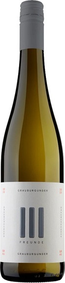 III Freunde Grauburgunder trocken 2018 - Drei Freunde Weine - 75 cl - Weisswein - Rheintal, Deutschland