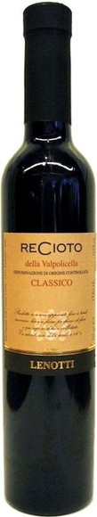 Cantine Lenotti Recioto della Valpolicella DOC - 50cl - Veneto, Italien