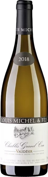 Chablis Vaudésir Grand cru AC 2018 - Domaine Louis Michel & Fils - 75 cl - Weisswein - Burgund, Frankreich