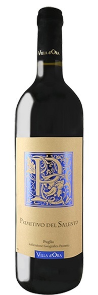 Cantina Gadoro Primitivo del Salento IGP Villa d'Ora - 50cl - Apulien, Italien