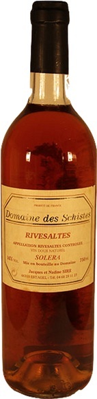 Domaine des Schistes Rivesaltes Solera Ambrée AOC - 75cl - Midi - Languedoc-Roussillon, Frankreich