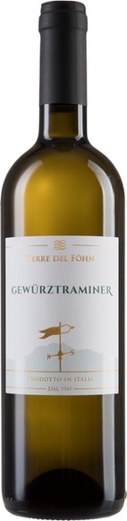 Terre del Föhn Traminer Aromatico Vign. delle Dolomiti IGT 2018 - Cantine Monfort - 75 cl - Weisswein - Trentino, Italien