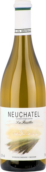 La Feuillée blanc Neuchâtel AOC 2018 - Domaine Grisoni - 75 cl - Weisswein - Neuenburg, Schweiz