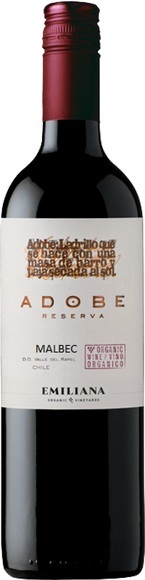 Emiliana Organic Vineyards Adobe Malbec Reserva - 75cl - Valle Central, Chile