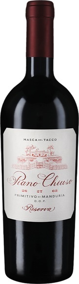 Masca del Tacco Primitivo di Manduria Riserva Piano Chiuso - 75cl - Apulien, Italien