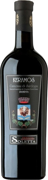 Soletta Keramos Cannonau di Sardegna Riserva - 75cl - Sardinien, Italien