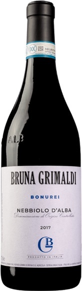 Bruna Grimaldi Nebbiolo d'Alba Bonurei DOC - 75cl - Piemont, Italien