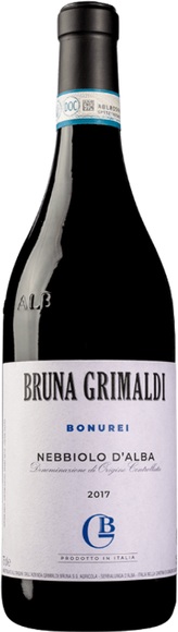 Bruna Grimaldi Nebbiolo d'Alba Bonurei DOC - 75cl - Piemont, Italien