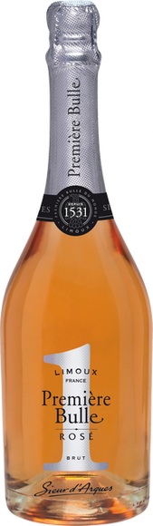 Premiere Bulle Brut Rose Cremant Limoux AOC - Sieur d'Arques - 75 cl - Champagner und Schaumwein - Frankreich